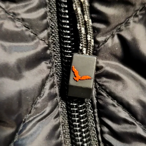 Hawke & Co Down Packable Puffer Zip Up Vest Black & Gray Men's Size Large - Picture 10 of 11